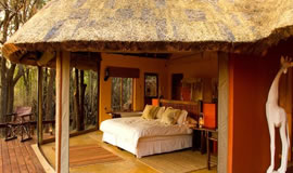 Bedromm At Jacis Safari Lodge 